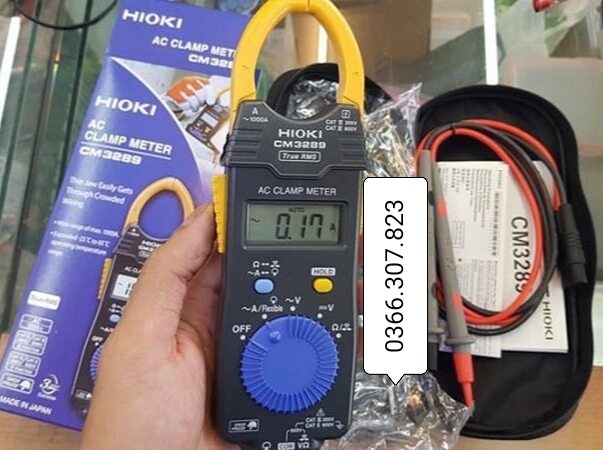 Hioki Cm-3289 Ac Current Clamp Meter (1000A True Rms) |   Home Repair Tools > Hand Tools & Accessories > Hand Tools, Components & Accessories