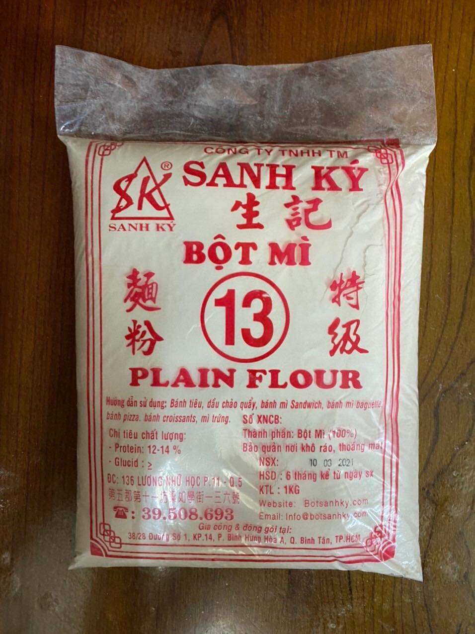Bột mì sô 13 Sanh Ký 1kg