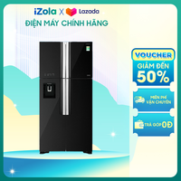 [GIAO TẠI HCM] Tủ lạnh Hitachi Inverter 540 lít R-FW690PGV7X(GBK) - Ngăn trữ chuyển đổi - Làm đá tự động - Lấy nước bên ngoài - Làm lạnh nhanh