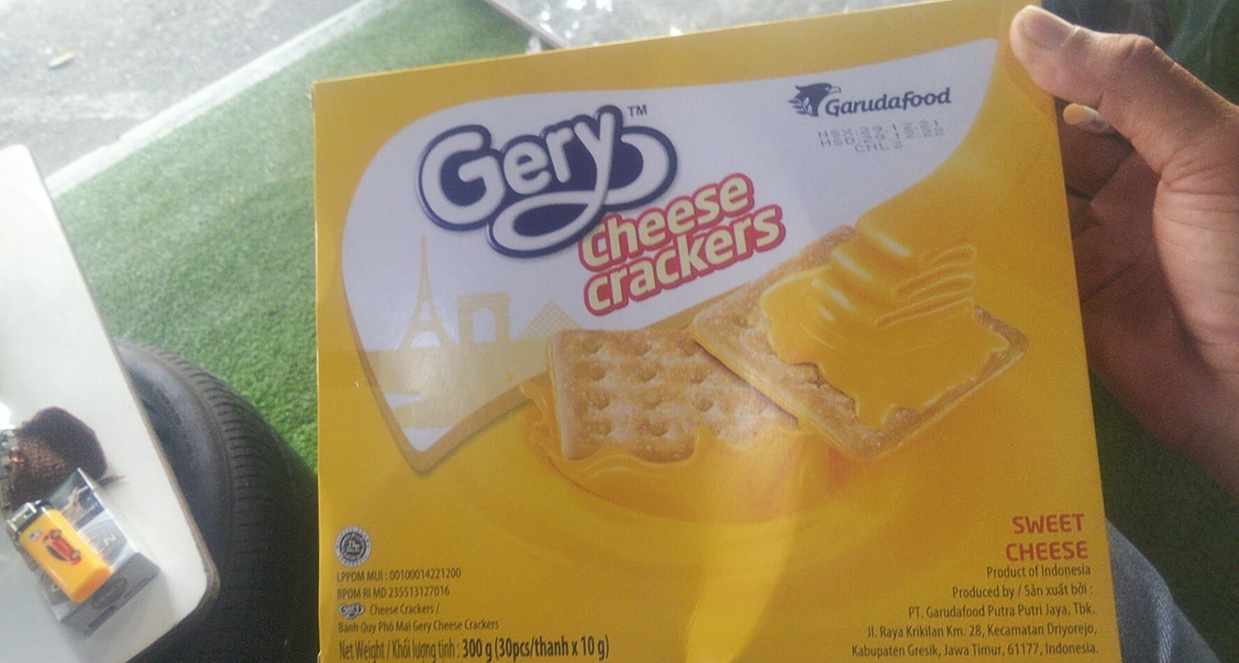 Bánh quy phô mai Gery crackers 300g