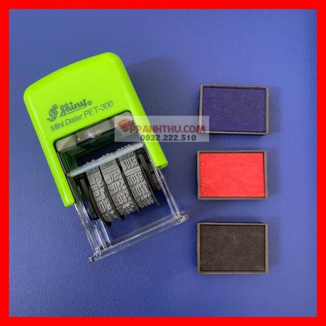 Con dấu ngày tháng năm pet 300