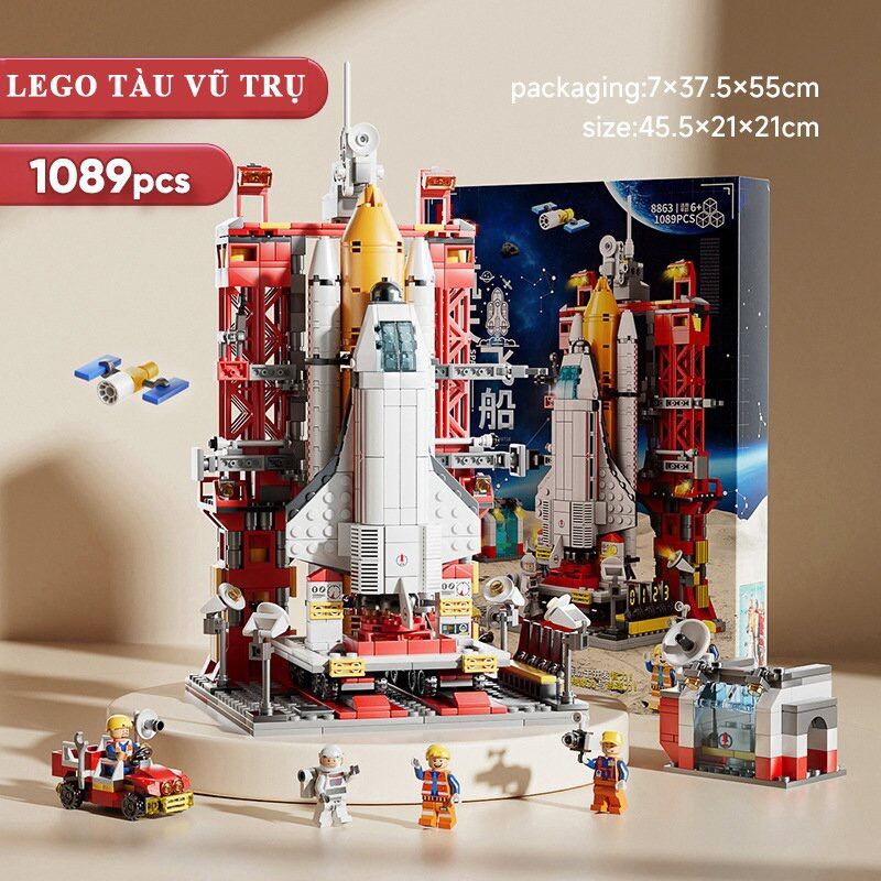 Lego tên lửa - tàu vũ trụ tự lắp ráp