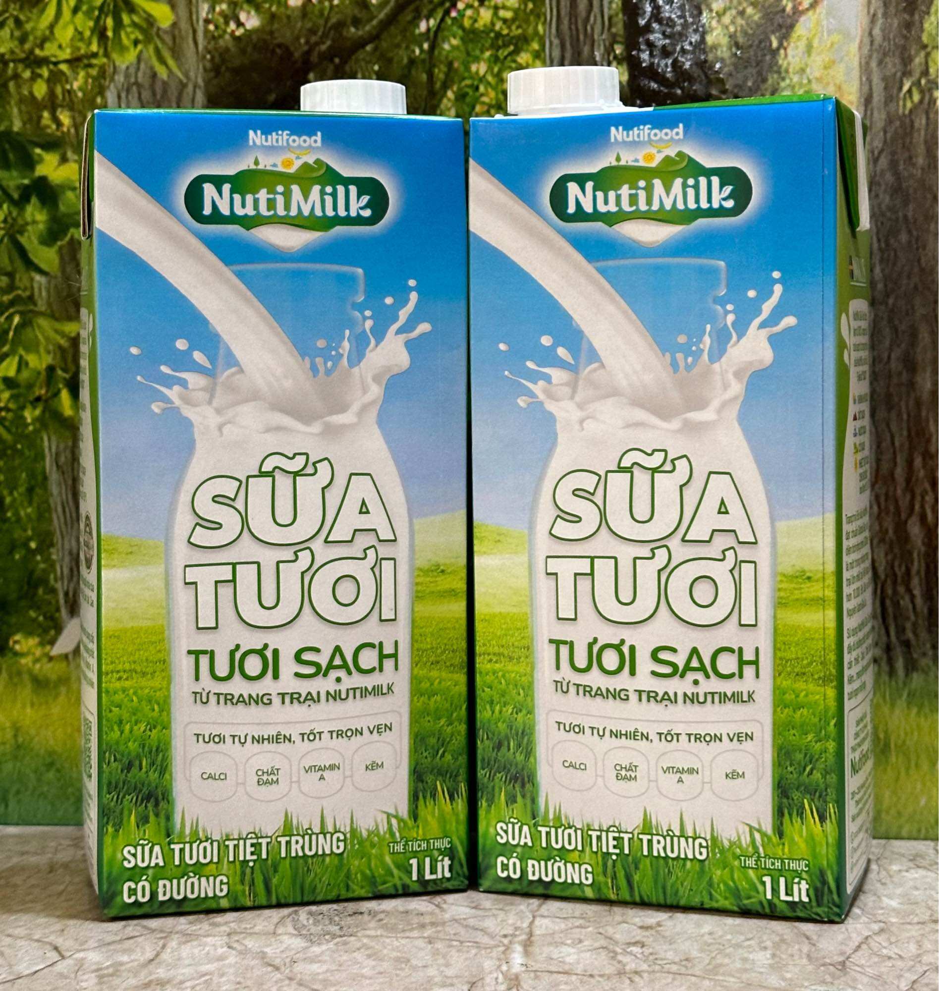 Sữa Tươi Sạch  1 Lít Nutimilk Có Đường