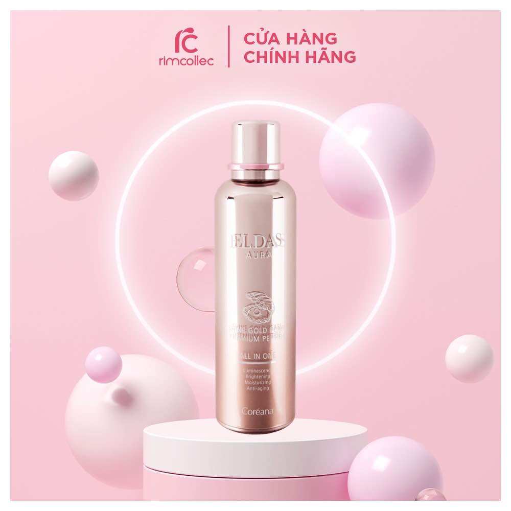 Serum Tế Bào Gốc Eldas Aura Shine Gold Pearl Premium Peptide 100ml