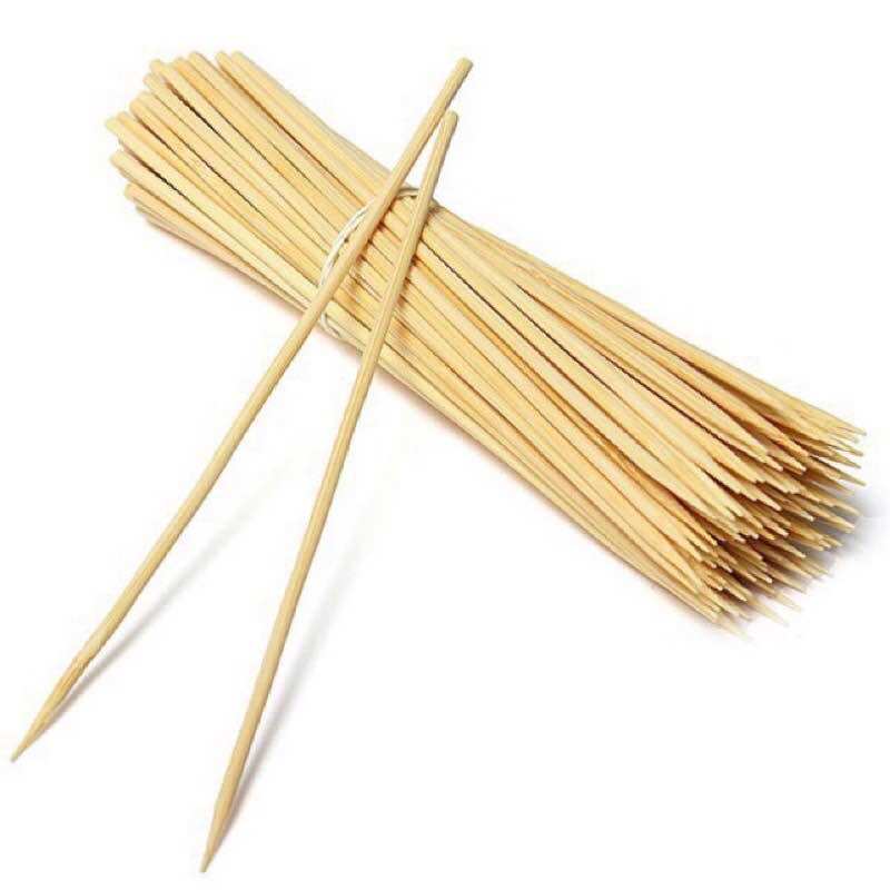 200g Tăm tre xiên thịt, tăm tre xiên xúc xích dài 15cm