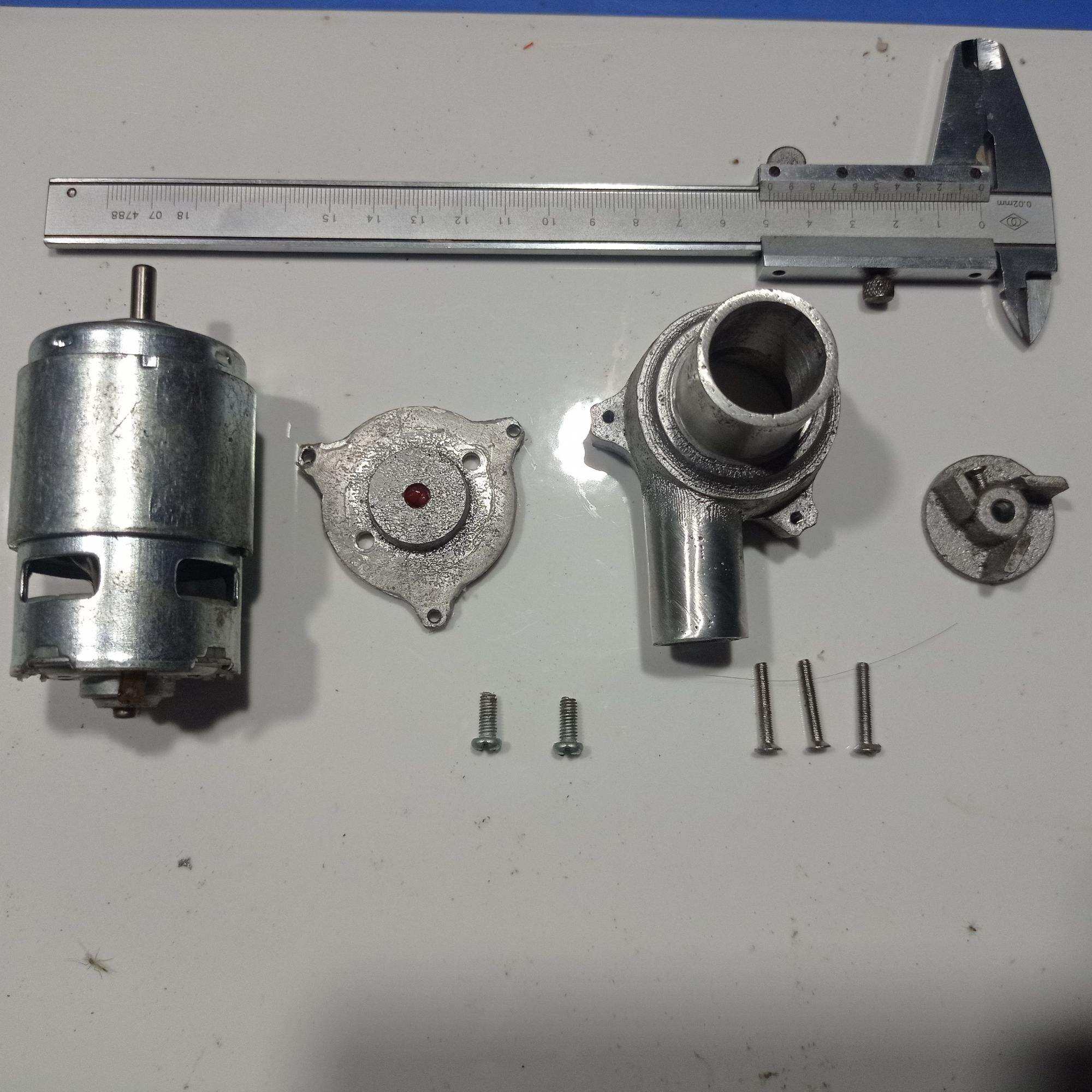 bộ kit chế máy bơm mini 12v  cho động cơ 775(150w-288w)