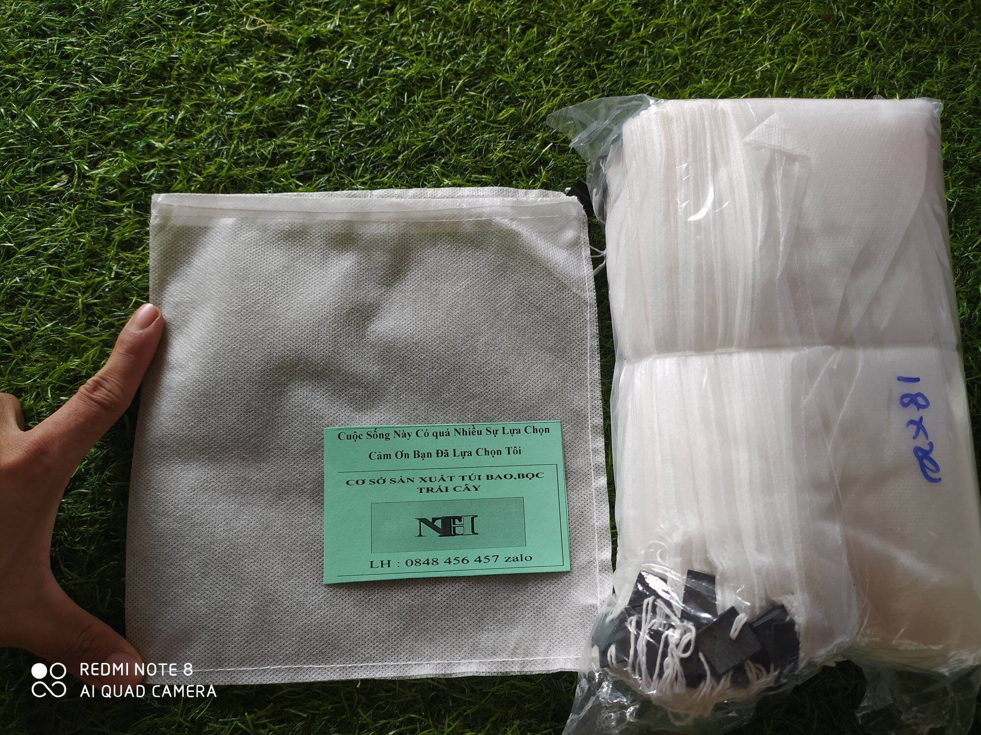 [ 18*20 ] 100 cái TÚI BAO BỌC ỔI .SUNG MỸ.HỒNG XIÊM ROI.MẬN..TÚI BAO BỌC TRÁI CÂY