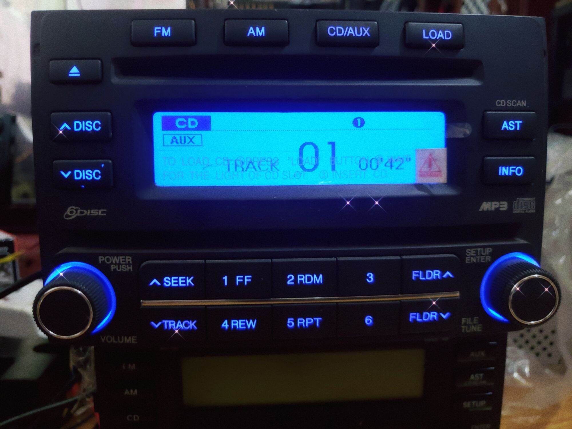 Đầu Cd 6 disk Bluetooth giành cho xe Huyndai Elantra ( 2007,2008,2009,2010 )