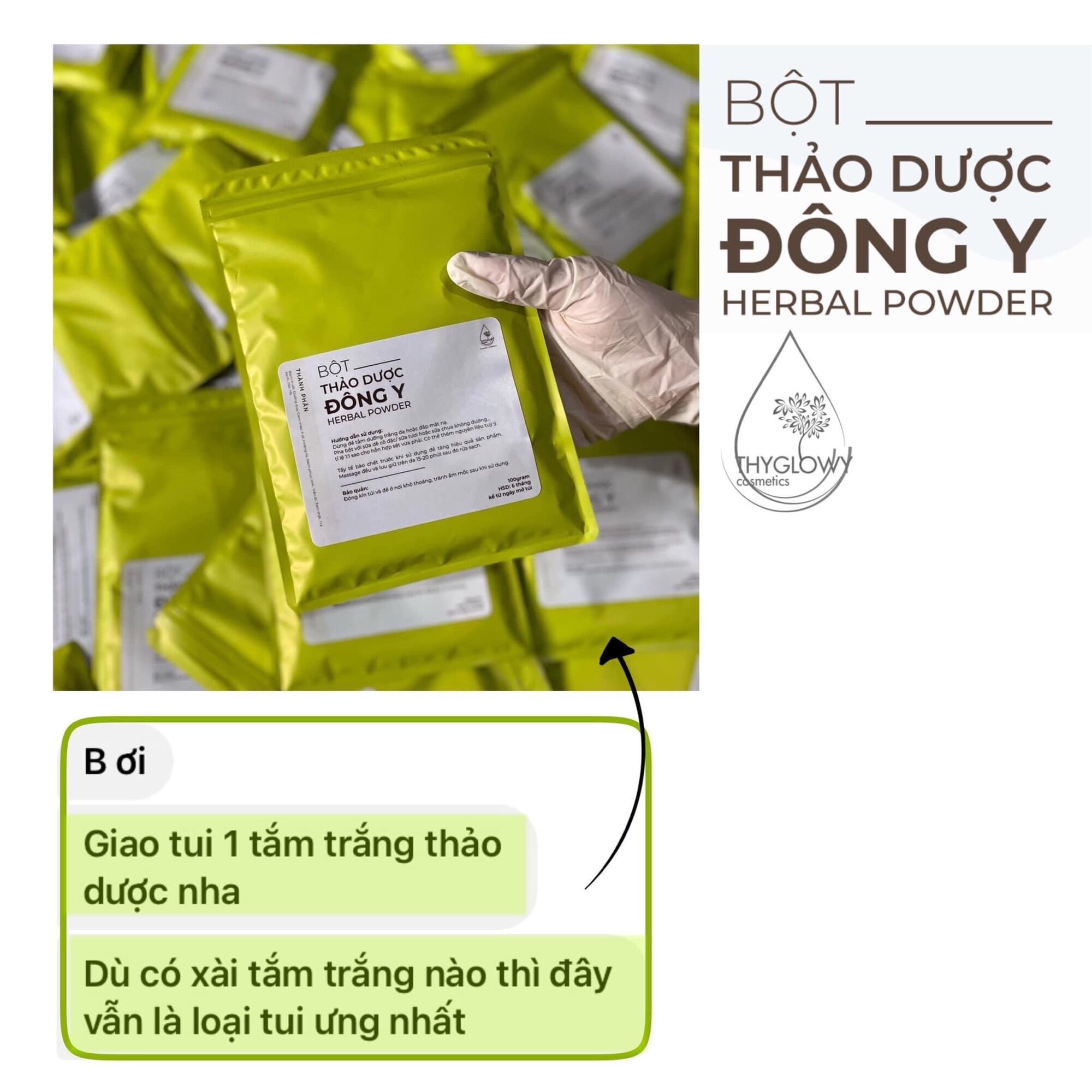[YÊU THÍCH] BỘT THẢO DƯỢC ĐÔNG Y DƯỠNG DA FACE & BODY