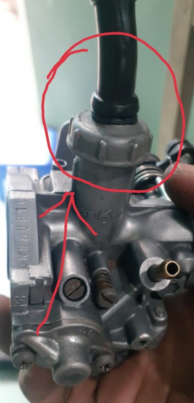 Nắp chế hòa khí bình xăng wave a rs s100