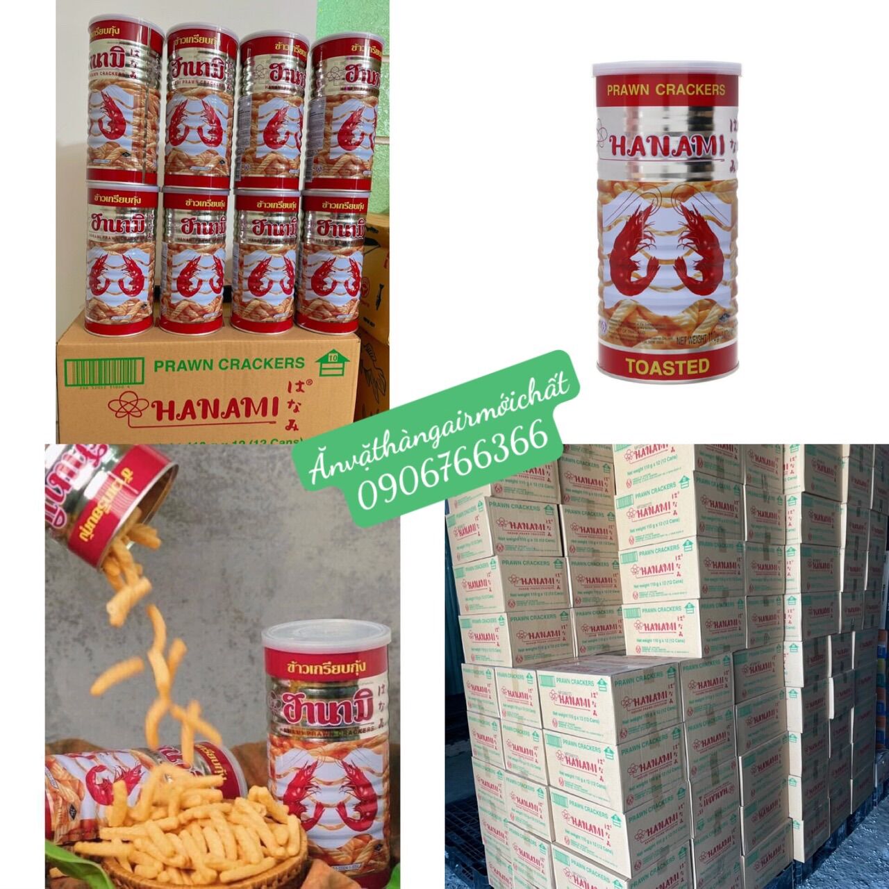 [NEW DATE 12/2024]SNACK TÔM THÁI LON 110 gram