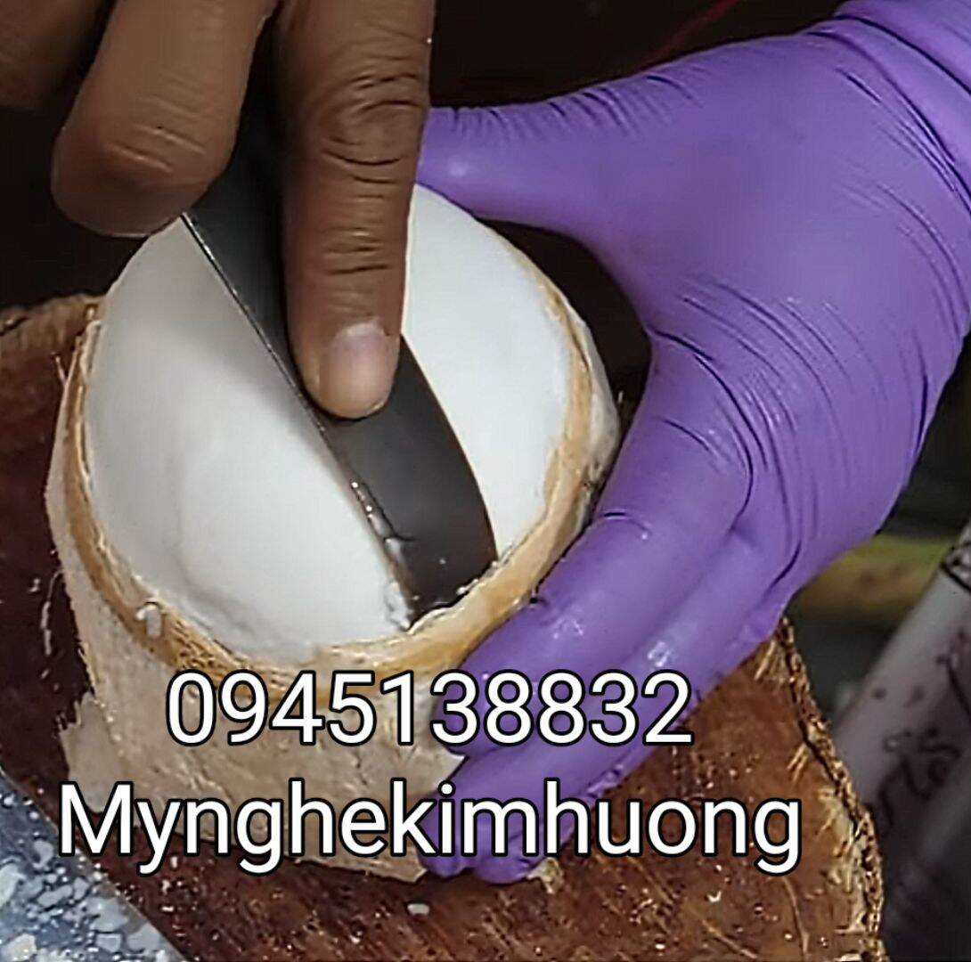 Dao gọt dừa,lấy cơm dừa nguyên trái kiểu Thái Lan