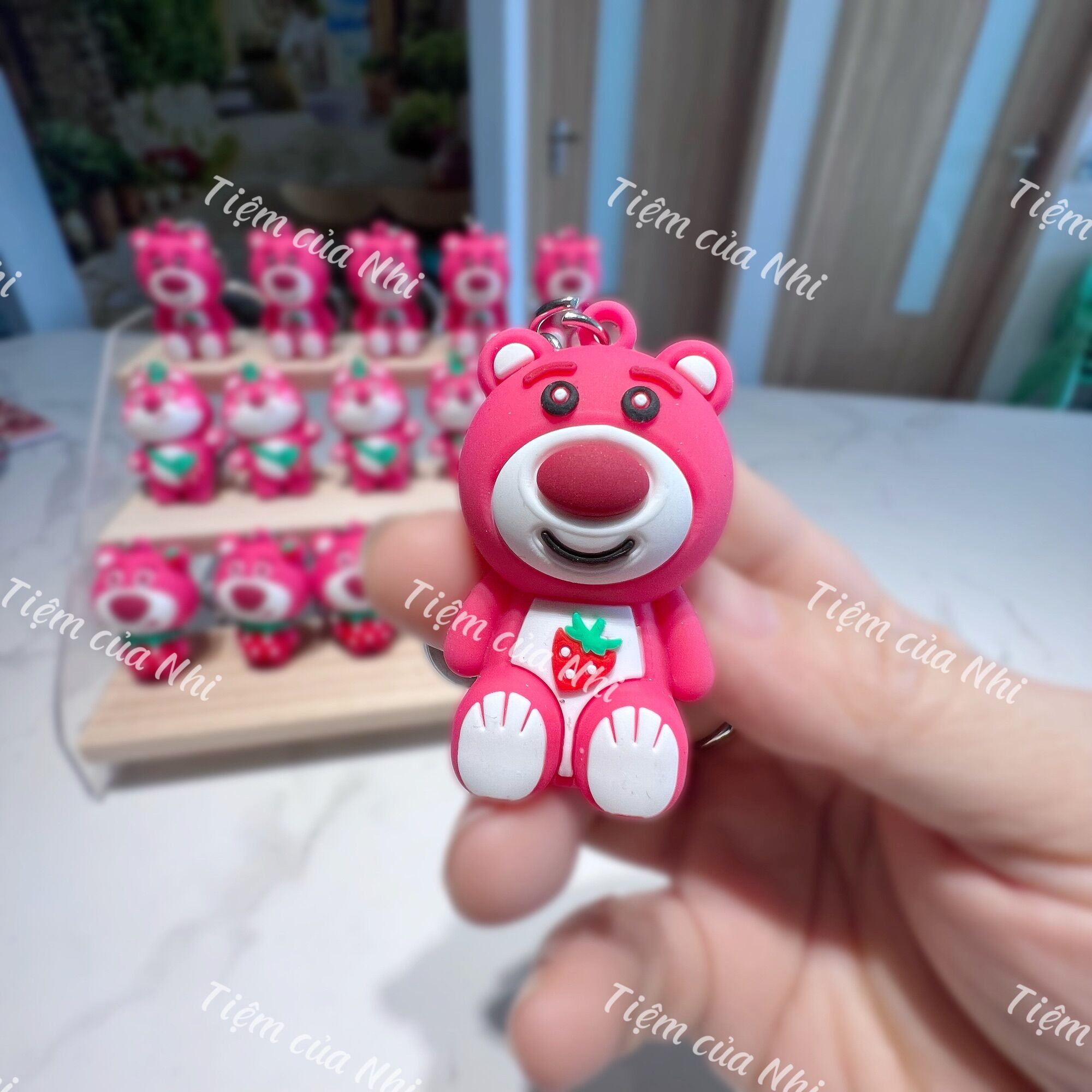 MÓC KHÓA GẤU DÂU LOTSO