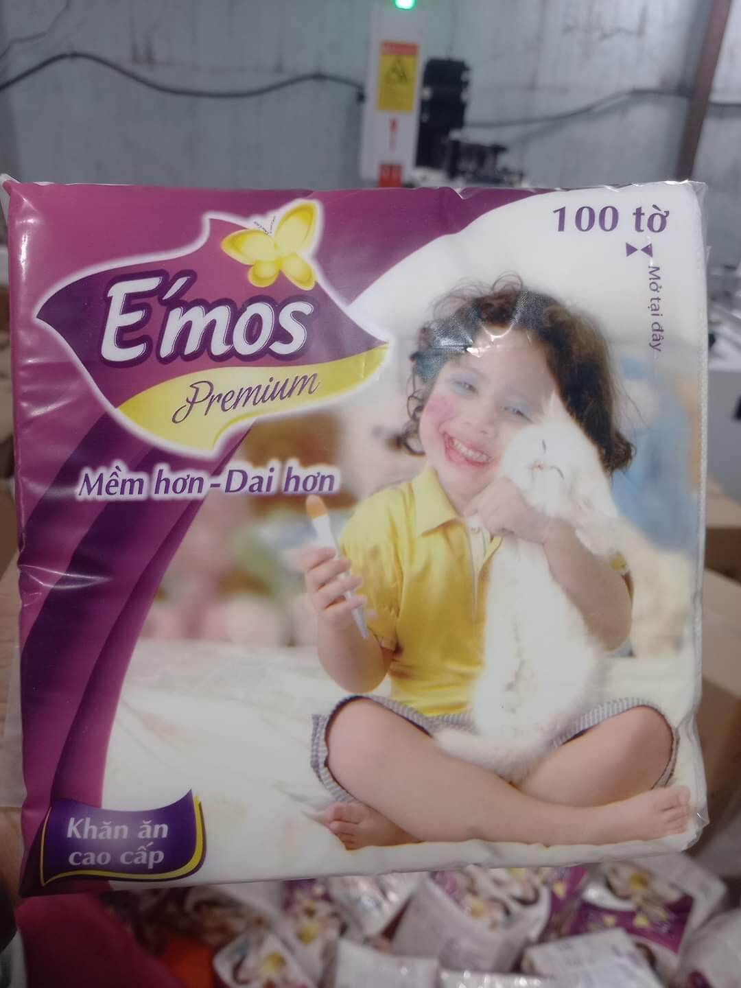 10 Giấy vuông E'mos mềm mịn giá rẻ 33 x 33cm