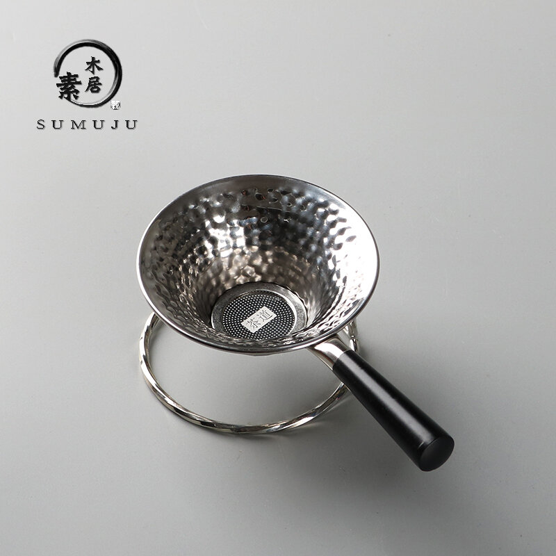 Dụng cụ lọc trà inox 304 kiểu nhật dụng cụ lọc trà bộ lọc trà lưới lọc trà lưới lọc trà sáng tạo phụ kiện trà đạo