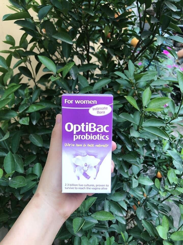 Men Vi Sinh Optibac Tím For Women 90 Viên