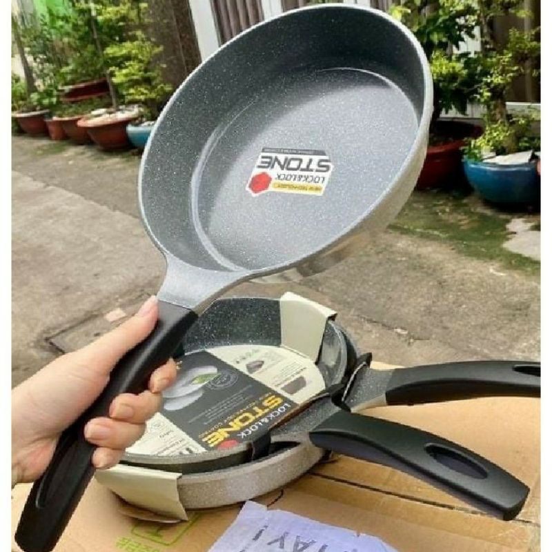 Chảo Đá Stone 7 Lớp Cao Cấp 26cm LocknLock LCA6263D (cam kết hàng chính hãng)
