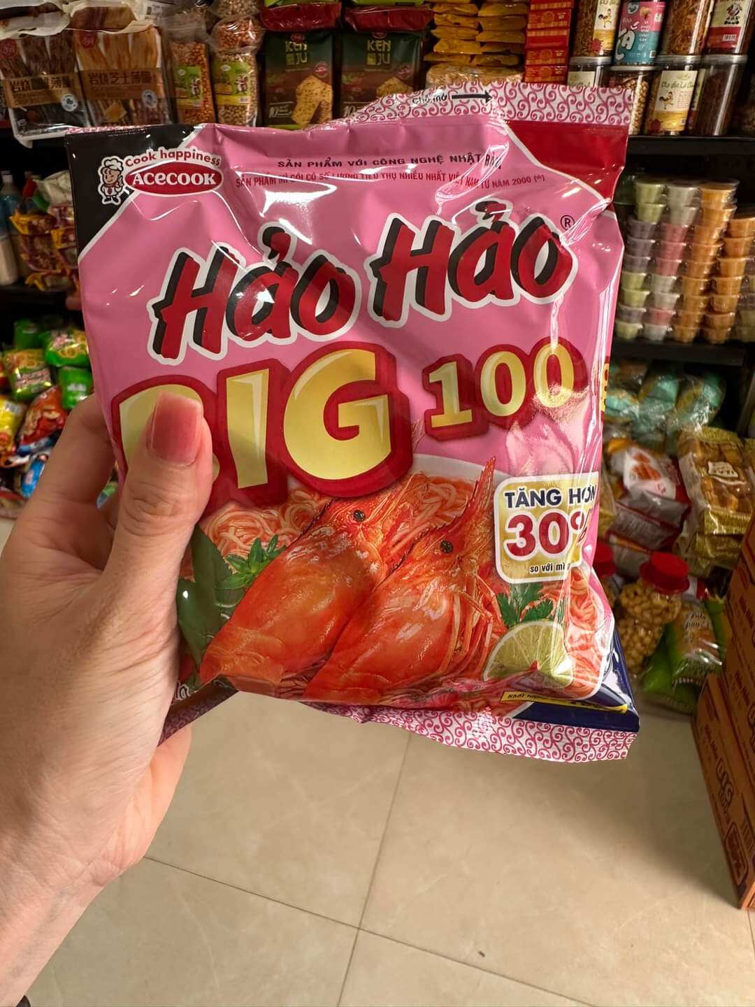 Mì Hảo Hảo BIG 100g( thùng 30 gói)
