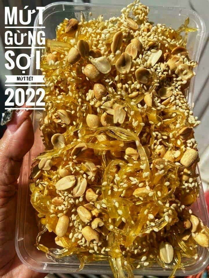 Mứt Gừng Sợi Dẻo Ngày Tết