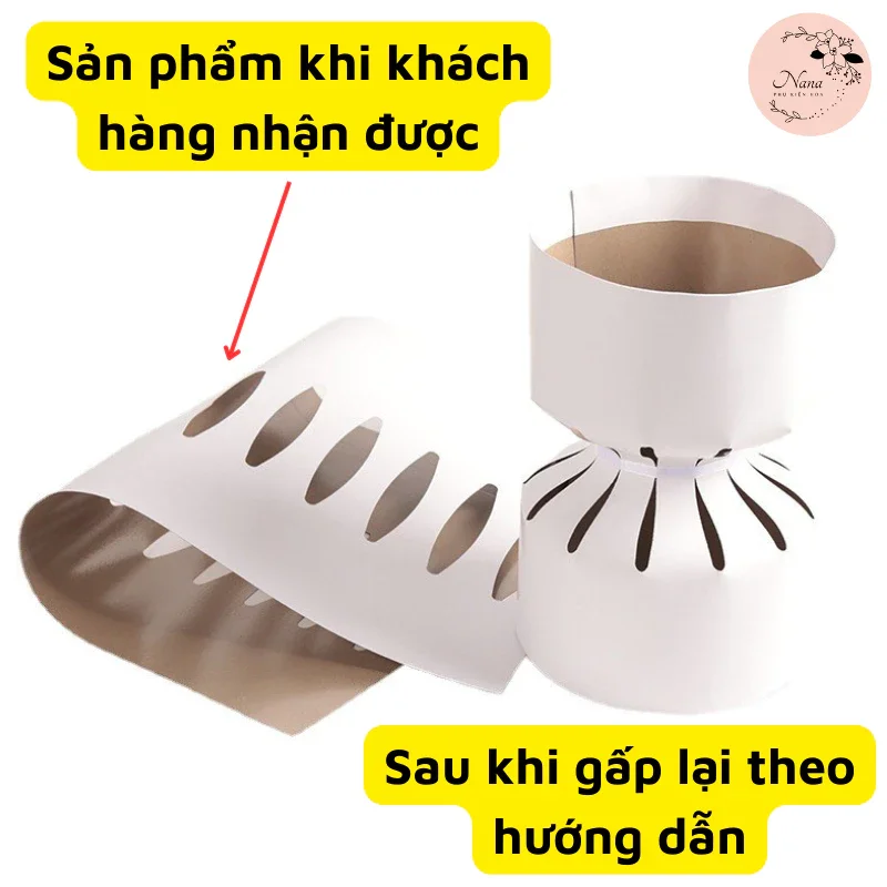 COMBO 10 CỐT GIẤY, CỐT BÌA BÓ HOA ĐỦ CÁC SIZE