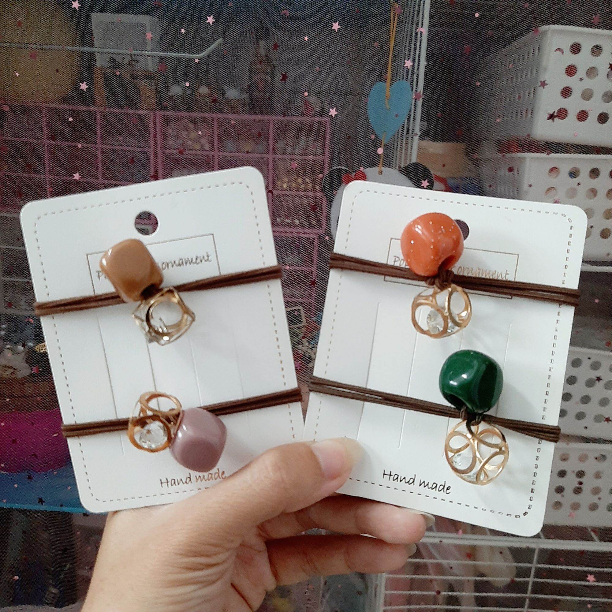 Cột tóc dễ thương phong cách Hàn Quốc (các bạn thích màu nào, ib shop để chọn ạ)