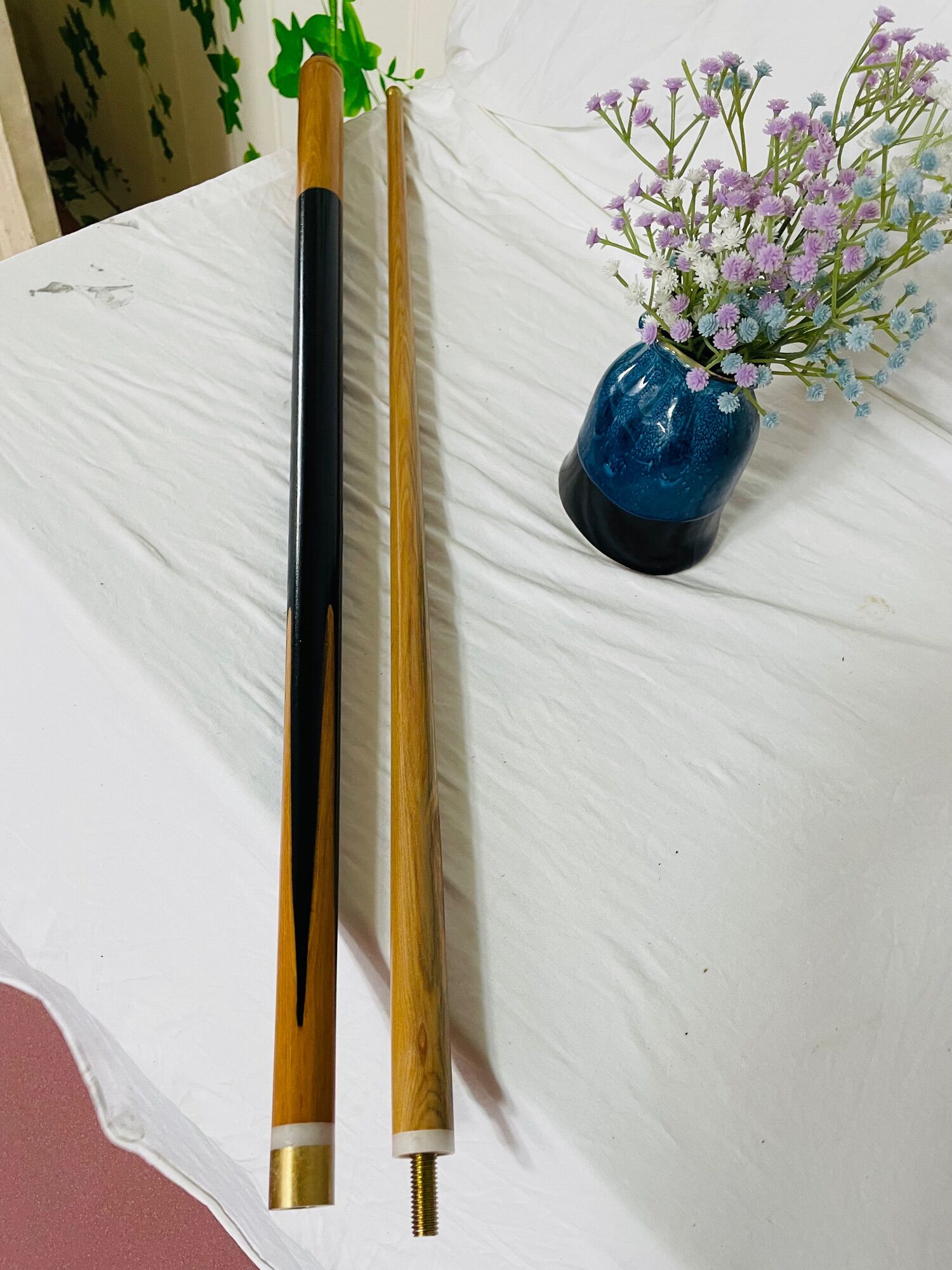 Cơ (gậy) bida 2 khúc, phíp đồng cao cấp. 145cm, 600g. 310k!