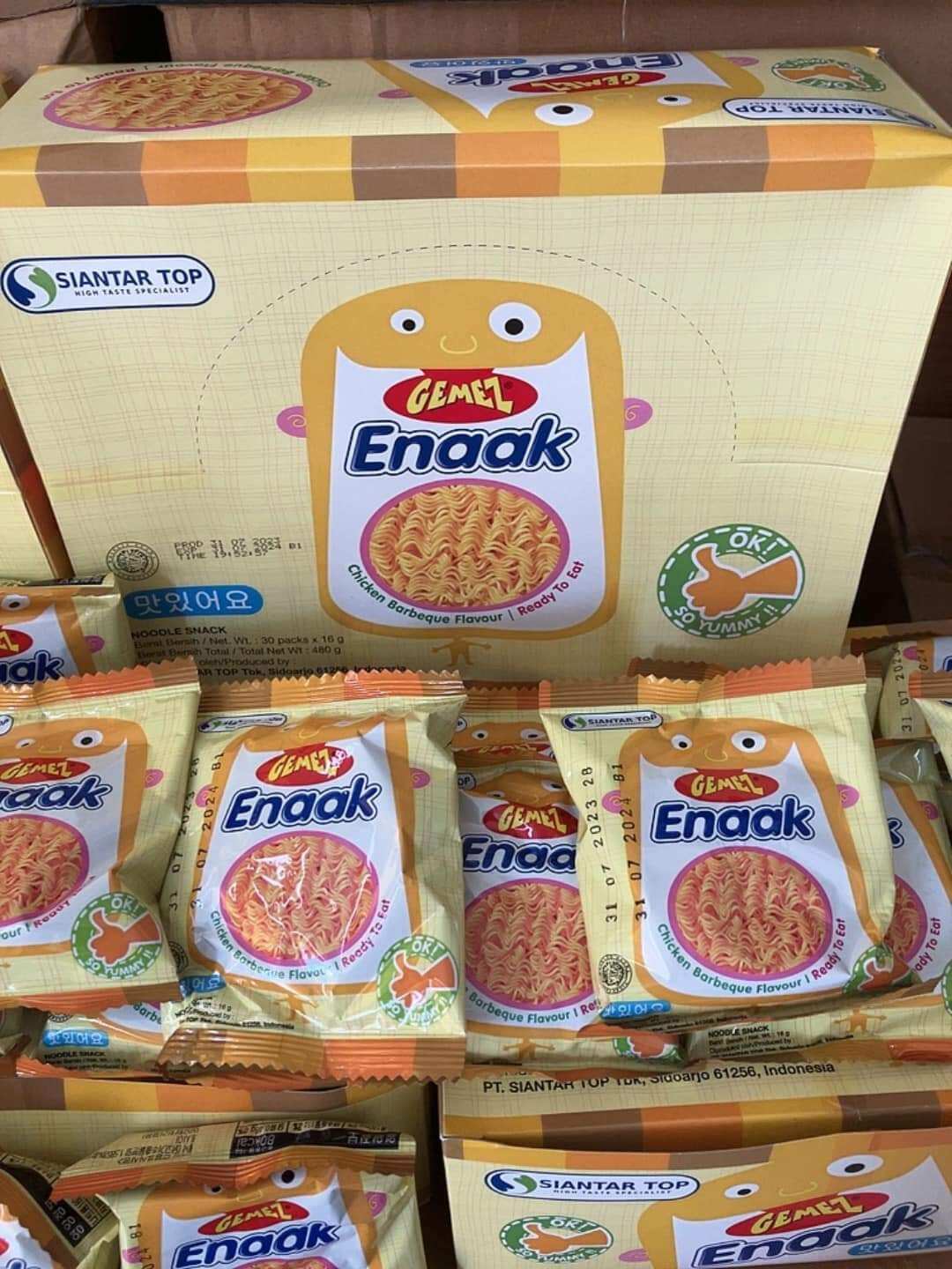 Snack mì ăn liền vị gà