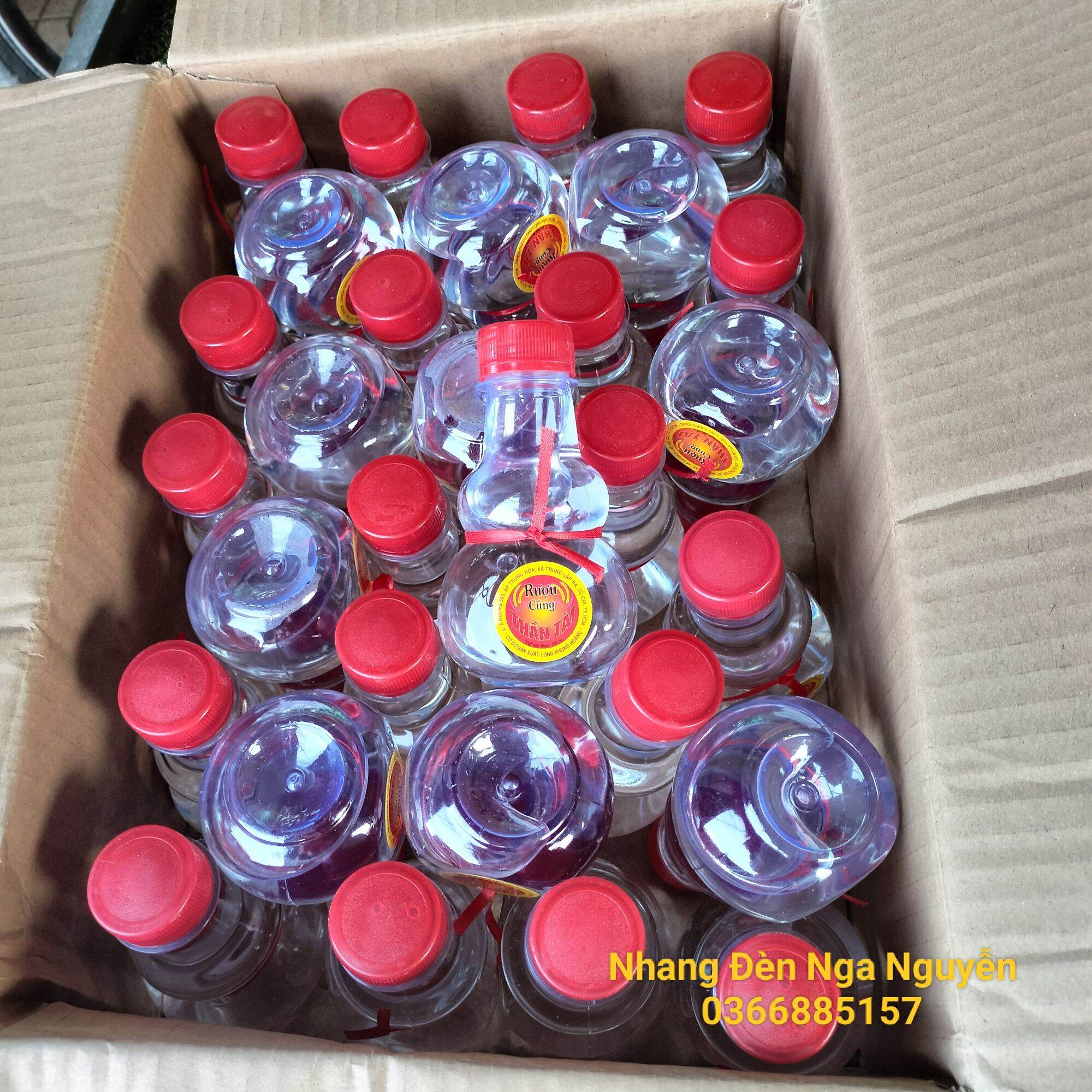 Chai rưou thờ cúng hồ lô nhỏ 200 ml