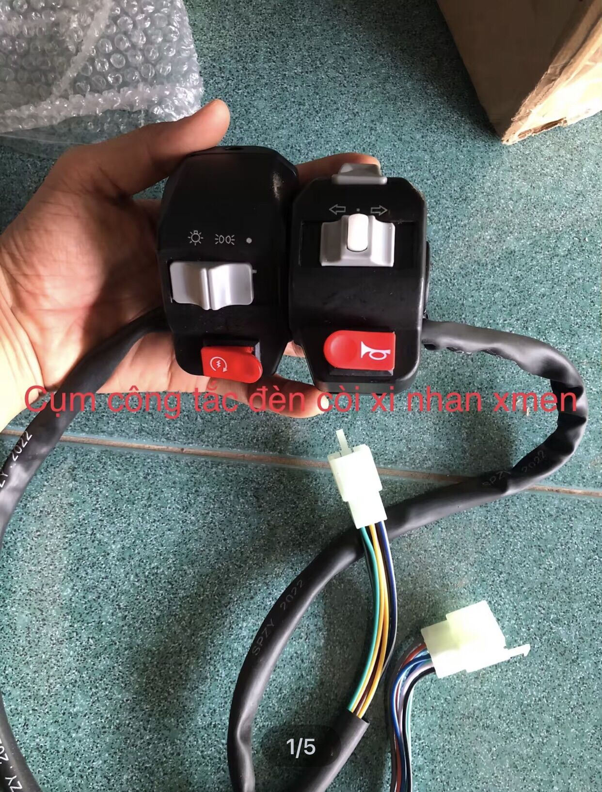 Công tắc trái, phải, đèn, còi, xi nhan xe Xmen/ cụm công tắc trái, phải xe Xmen