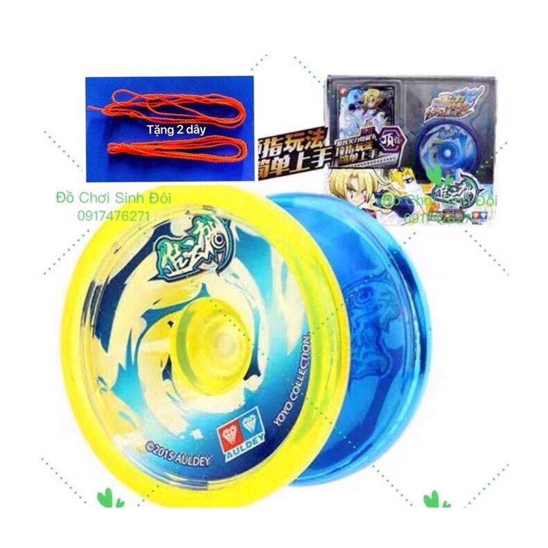 Yoyo 676321R - xanh vàng - tặng 2 dây