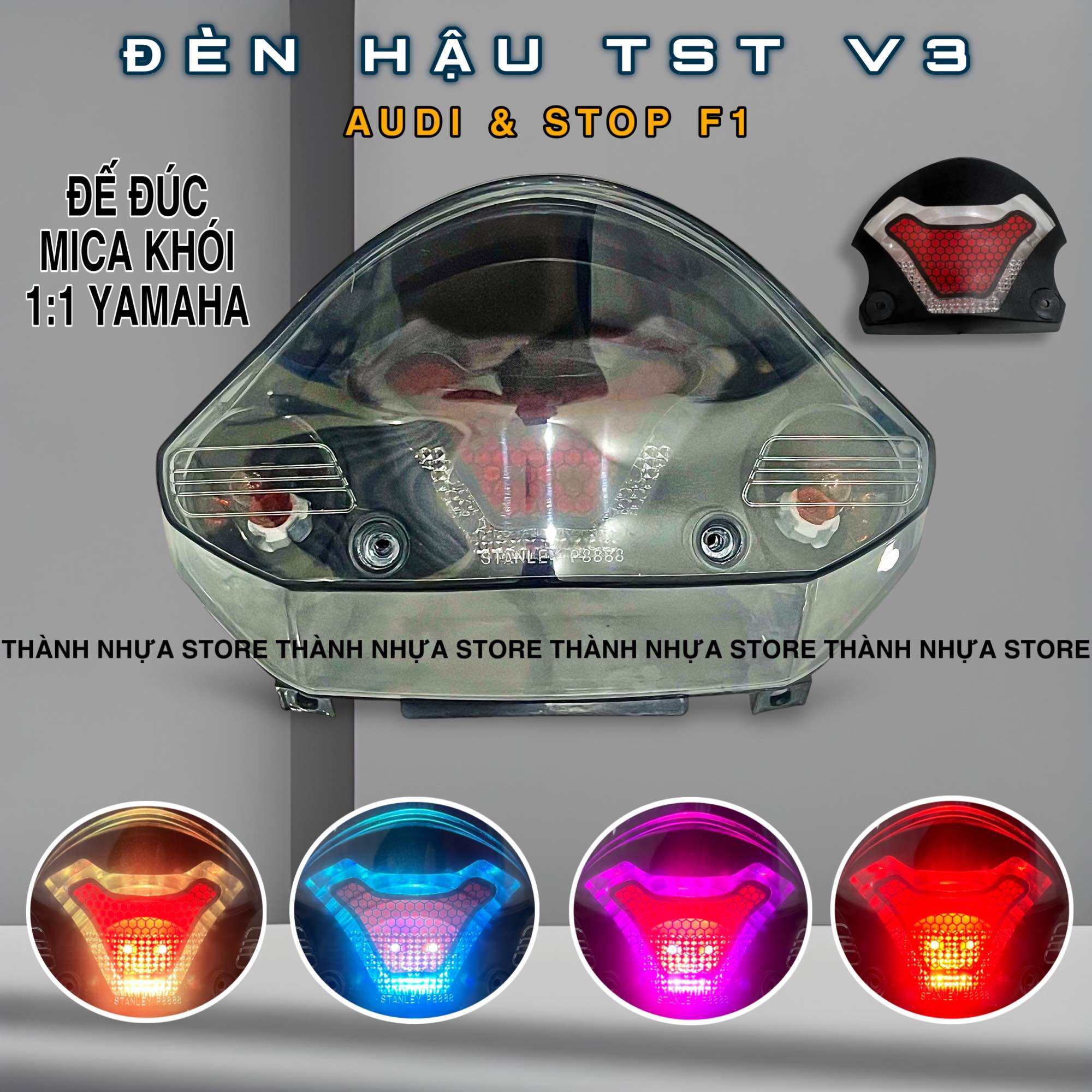 [HÃNG TNS] Đèn Hậu TST Sirius Ver03 hiệu ứng Audi Stop F1 - Choá đèn Sirius TST cao cấp