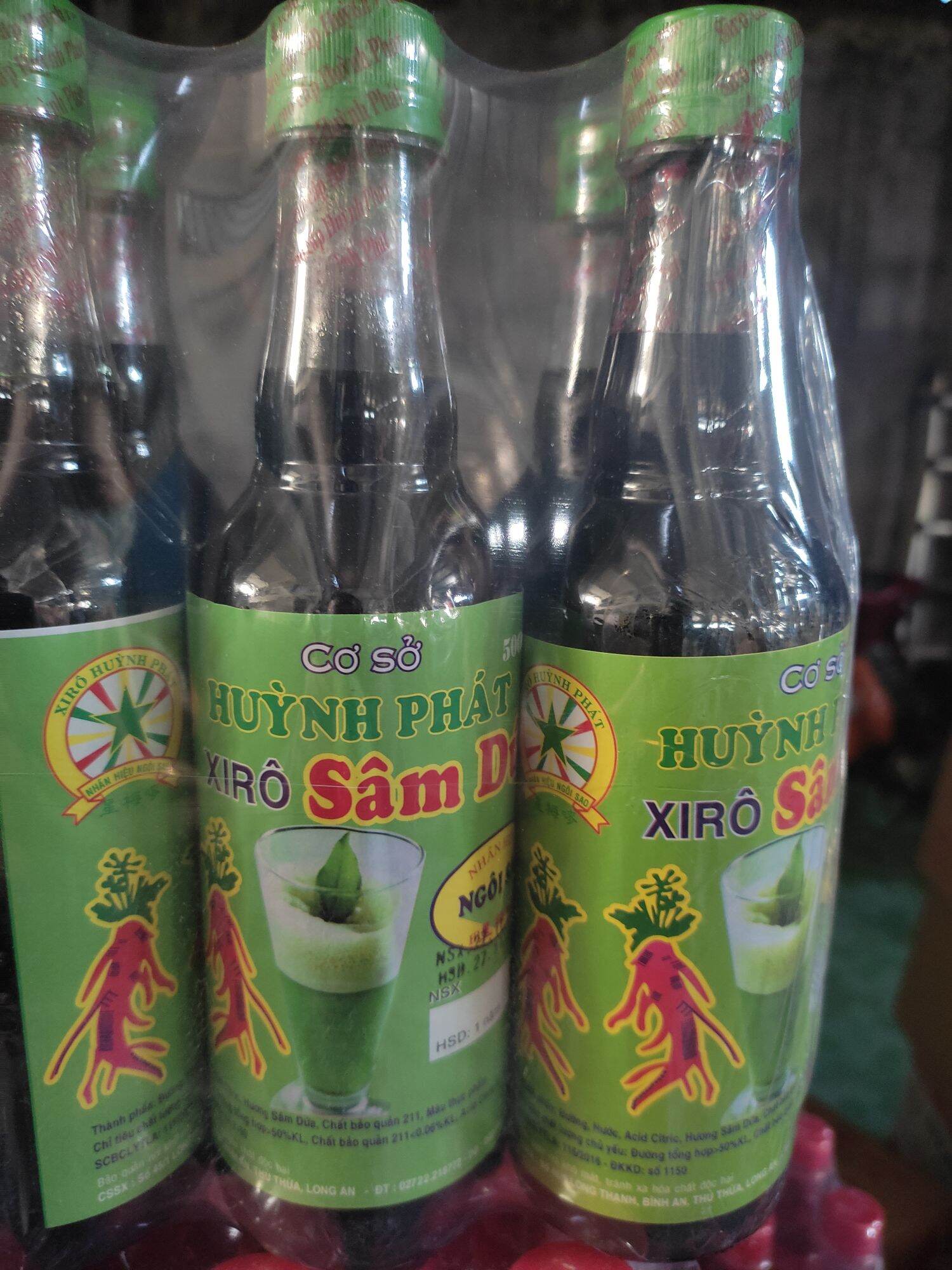 Siro sâm dứa Huỳnh Phát chai 500ml