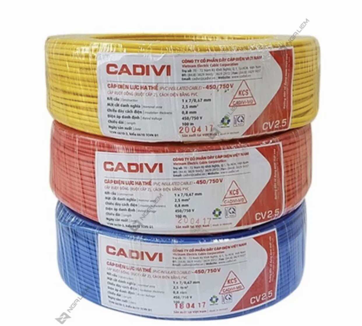Dây đơn cadivi cuộn 100m