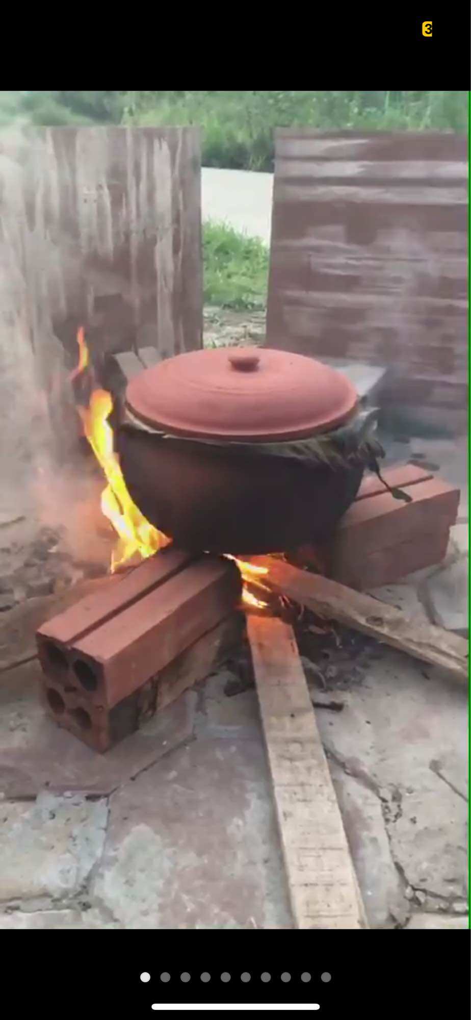 Niêu đất kho cá, nấu cơm