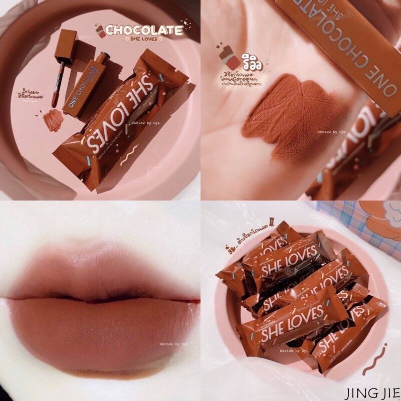 Son Kem Lì Silky Chocolate Mist Lip Gloss Nội Địa Trung
