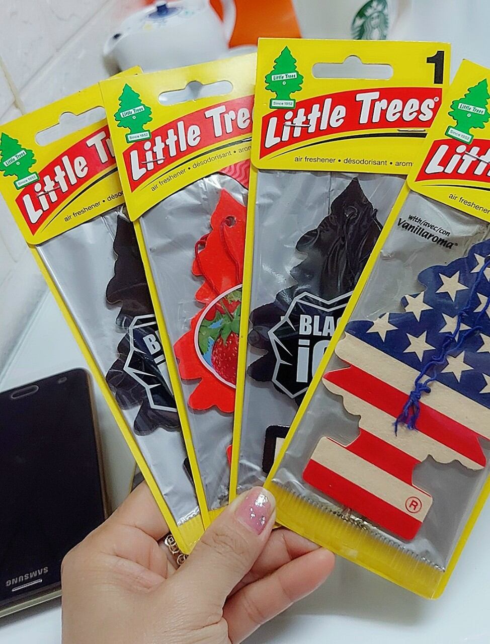 Lá thơm Little Trees Black Ice