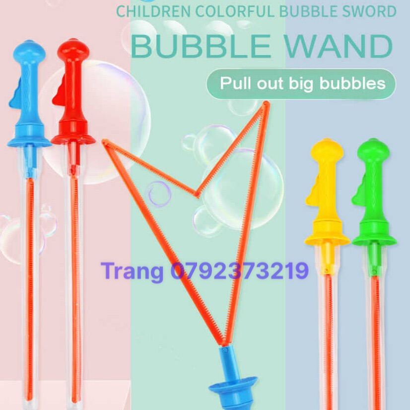 Gậy bong bóng xà phòng khổng lồ, bubble wand, bubble sword