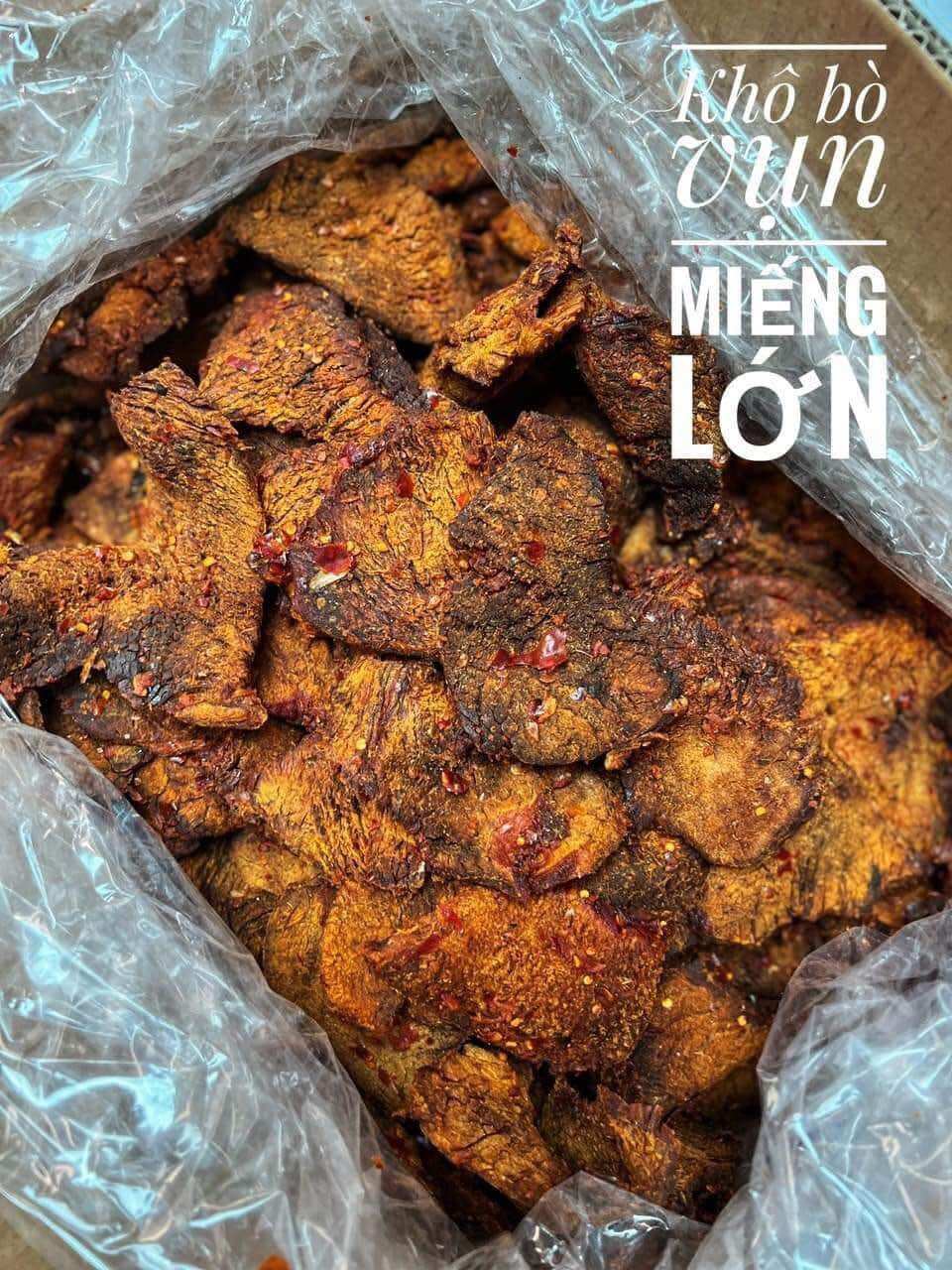 500G khô bò vụn mềm miếng lớn