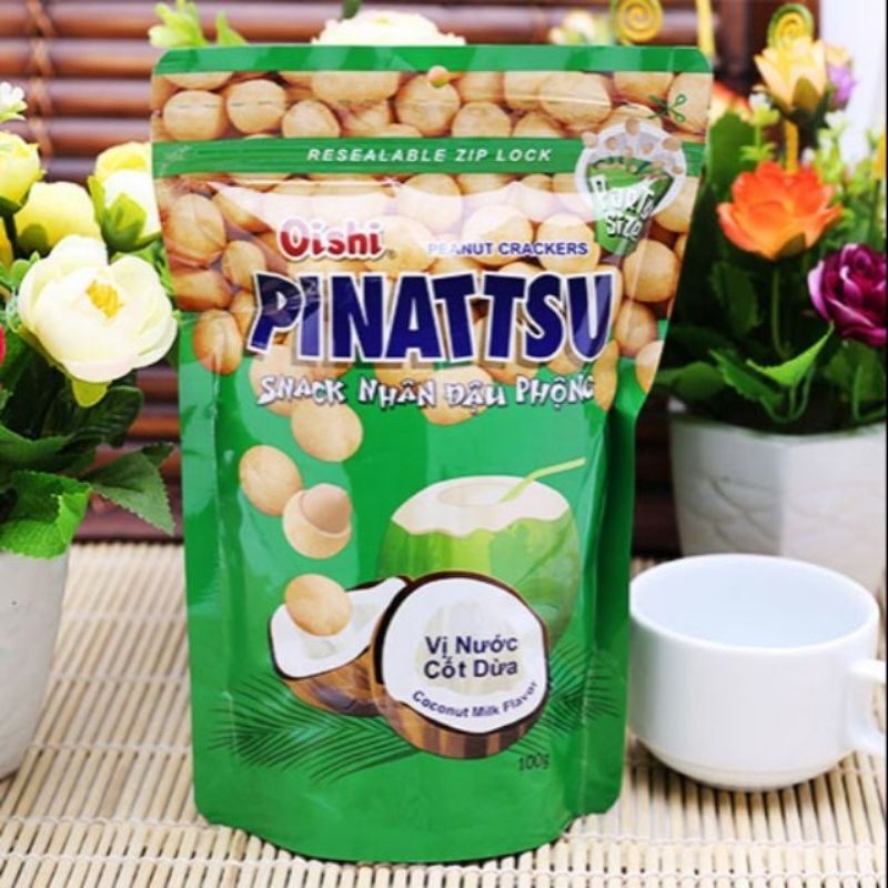 bánh đậu phộng da cá oShi siêu ngon bùng vị
