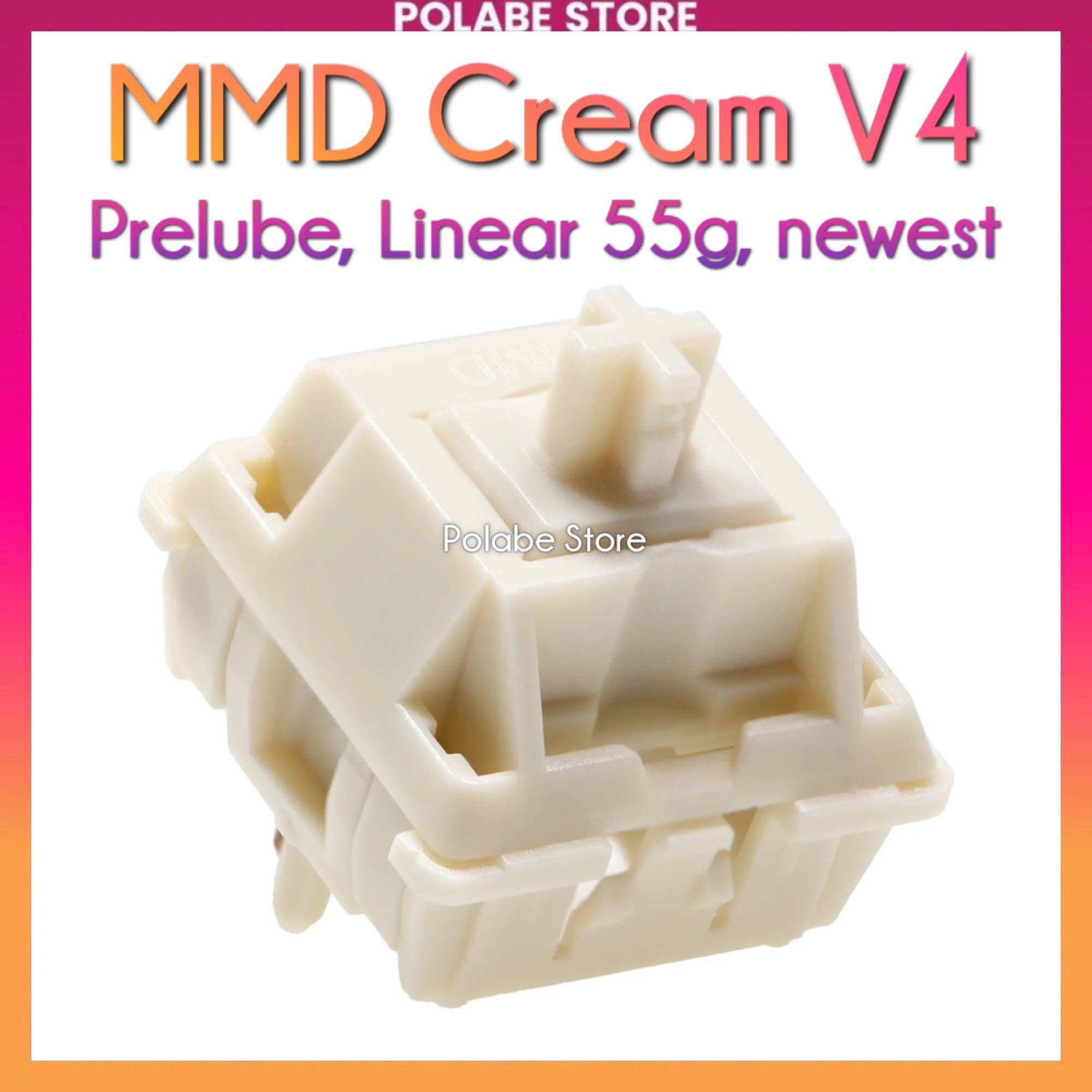 MMD Cream Pom V4 linear switch Công tắc bàn phím cơ MMD Full Pom switch - Polabe Store