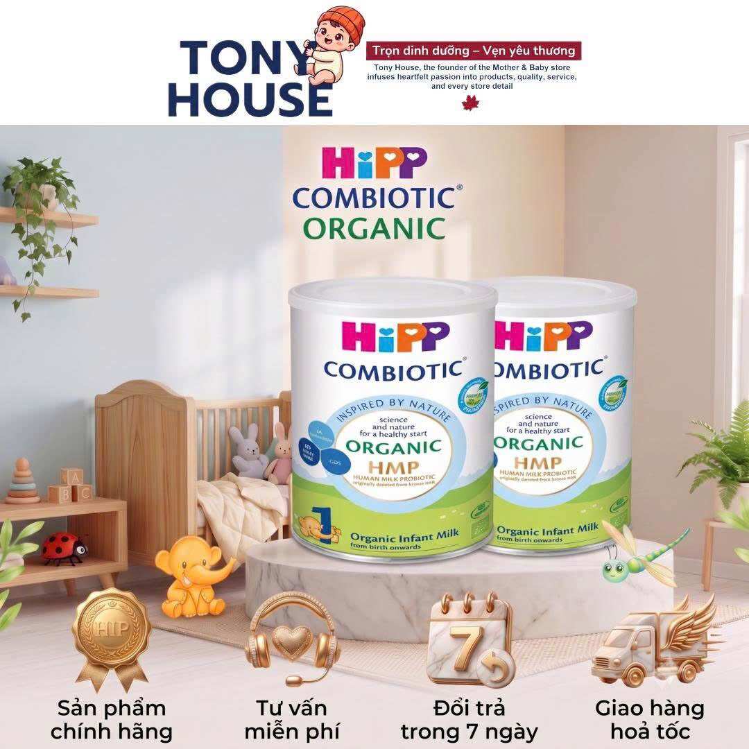 [COMBO] Sữa bột HiPP Organic Combiotic Số 1 (350Gr). Sữa Hữu Cơ chính hãng Chuẩn Đức Cho Trẻ