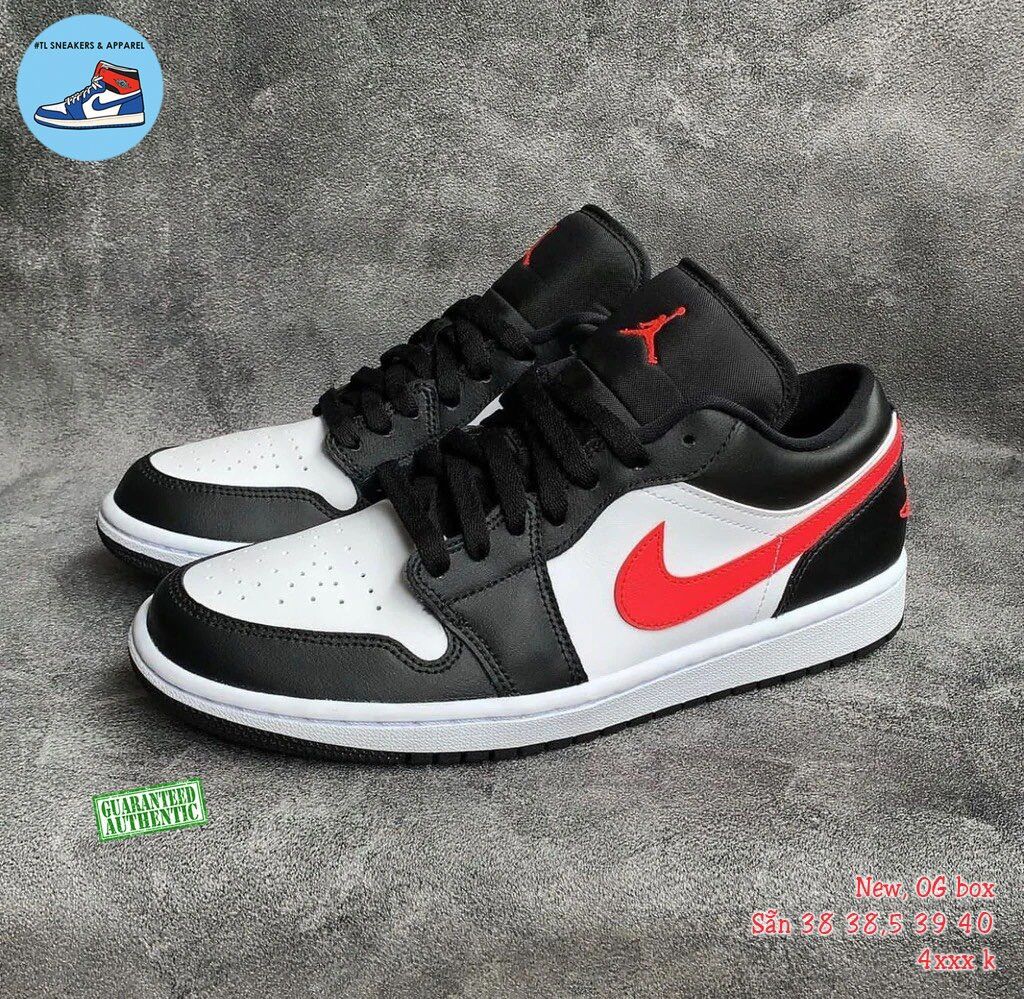 Giày nike air jordan 1 low siren red