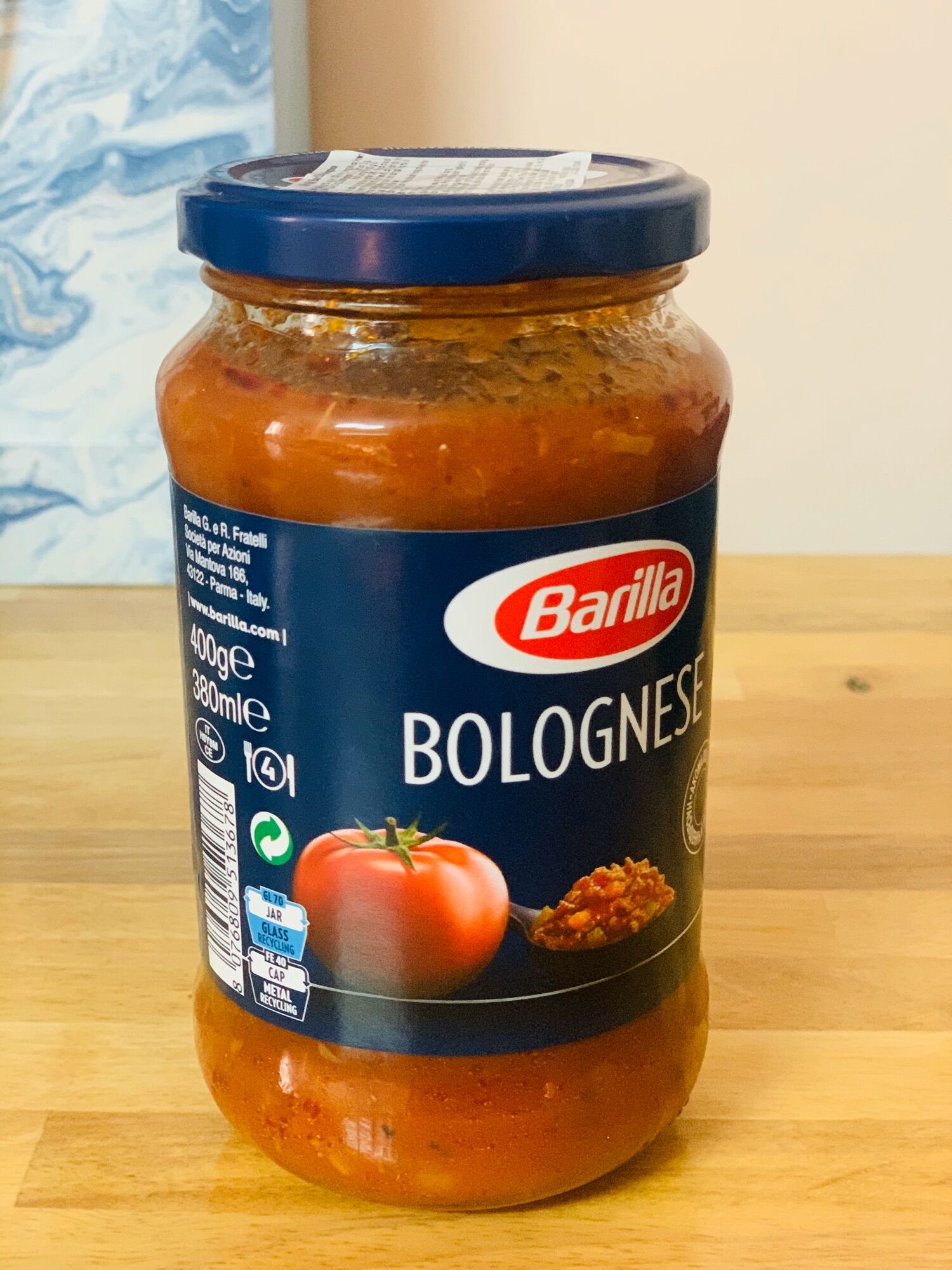 Sốt thịt bò Barilla Bolognese 400g