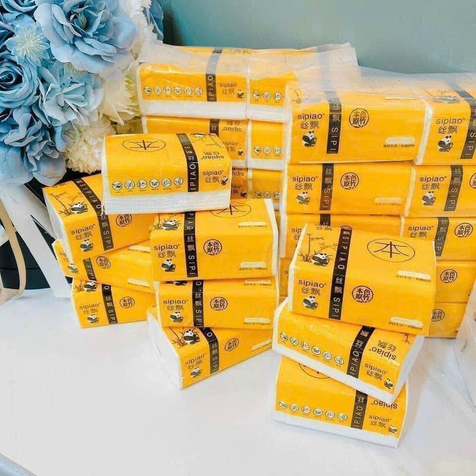 Giấy gấu trúc trắng . Giấy sipao lịch 10 gói