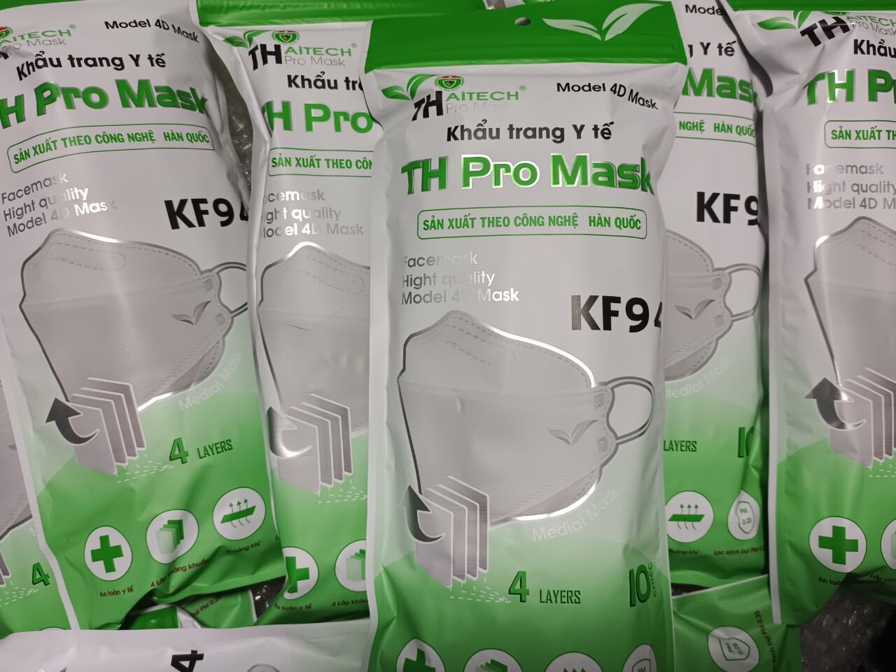 Khẩu trang kf94 4 lớp