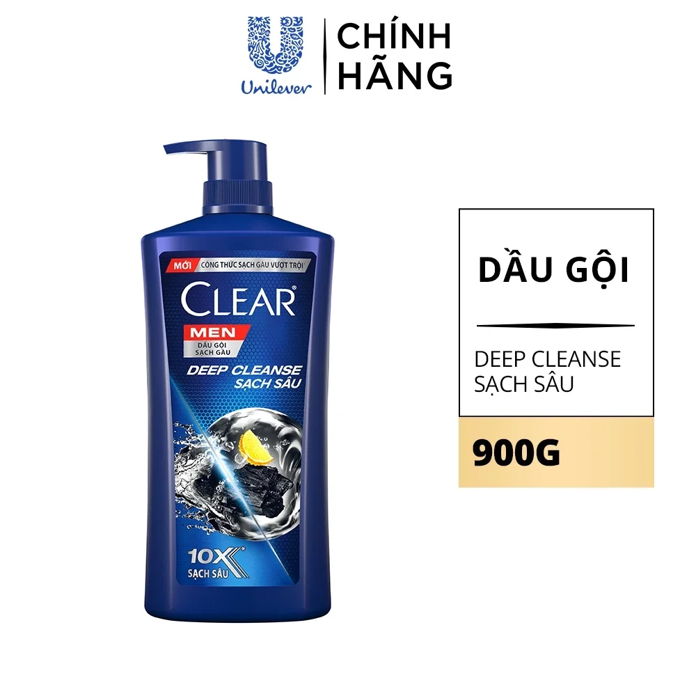 Dầu gội CLEAR MEN 900g
