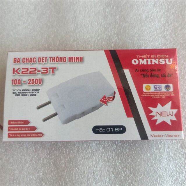 Phích cắm 3 chạc dẹt thông minh

OMINSU