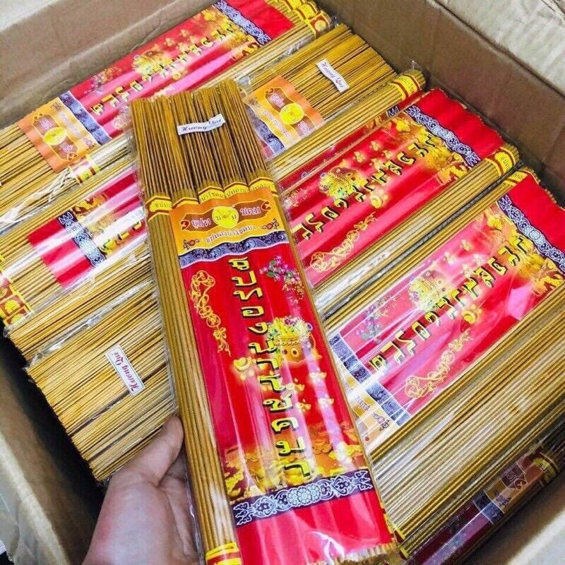 Nhang thần tài xoắn tài lộc thái lan set 5 bó