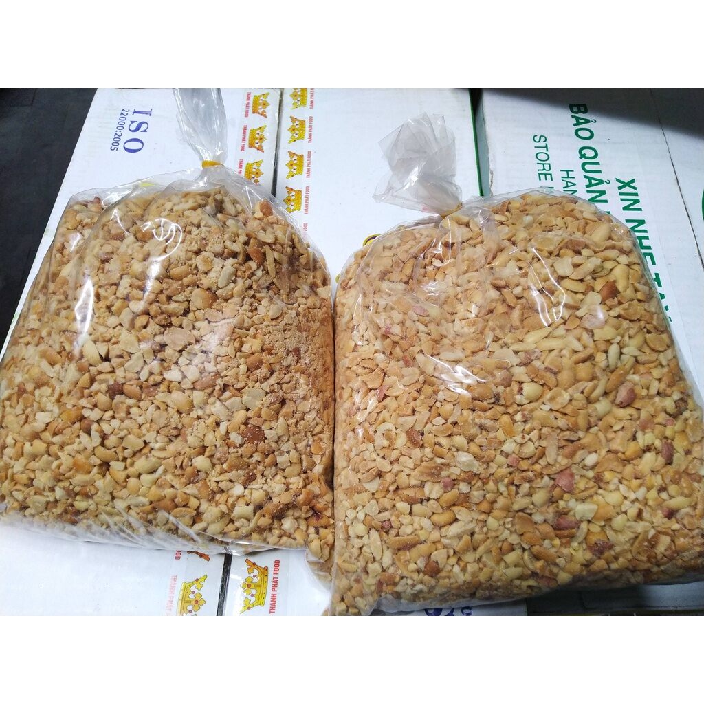 1kg Lạc Rang Sẵn Đập Dập