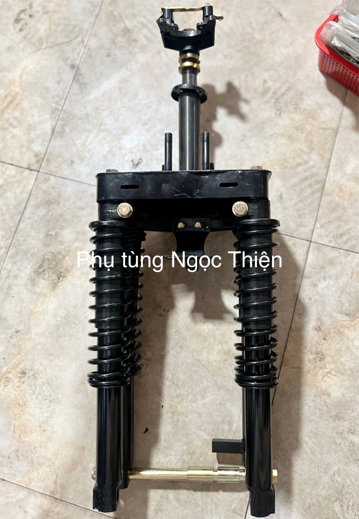Bộ chảng ba + 4 phuộc lùn xe ba gác